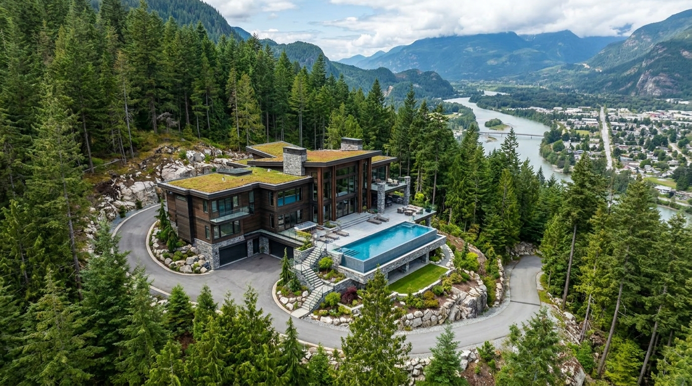 Modern Sea-to-Sky home overlooking the Squamish valley